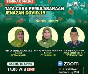 Seminar Online : Tata Cara Pemulasaraan Jenazah Covid-19
