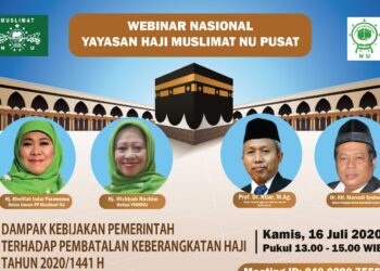 YHM NU Akan Selanggarakan Webinar Nasional Tentang Pembatalan Haji 1441 H