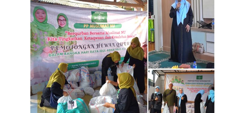 Qurban Bersama PP Muslimat NU: Tingkatkan Ketaqwaan dan Kesalehan Sosial