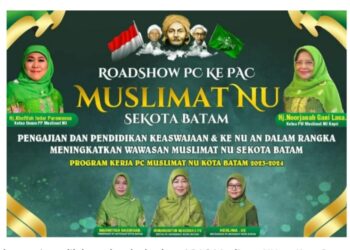 Program PC Muslimat NU Kota Batam periode 2023-2024 Sudah Terealisasi