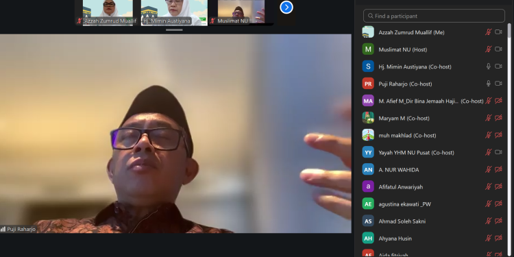 Yayasan Haji Muslimat NU (YHM NU) Pusat Gelar Webinar Nasional tentang Sosialisasi DAM, Skema Murur dan Tanazul dalam Ibadah Haji 1447 H/2026 M