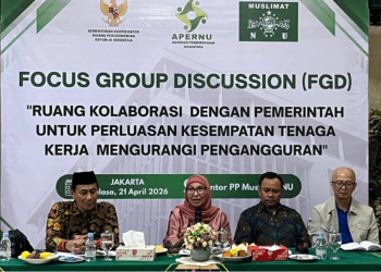 Bidang Ketenagakerjaan dan Pelatihan PP Muslimat NU  gelar FGD bersama Pemerintah Rumuskan Langkah untuk Atasi Problem Pengangguran Terdidik