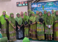 Distribusi pohon pada Harlah MNU ke-80 bertema Ketahanan Pangan Keluarga dan Perempuan Mandiri.