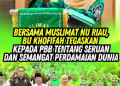 Muslimat NU konsisten dan komitmen mengawal Deklarasi Perdamaian Dunia