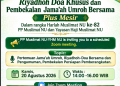 Yayasan Haji Muslimat NU (YHM NU) Pusat menggelar Istighosah, Riyadhoh Khusus dan Pembekalan Jama’ah Umroh Bersama