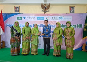 Muslimat NU Kukuhkan Ibu Mustika Mesem Cilacap, Perkuat Edukasi Gizi dan kepedulian Sosial